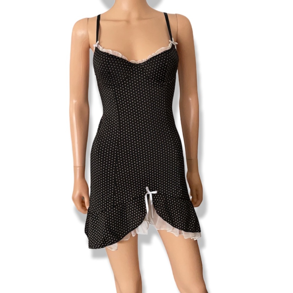 NWOT Jolie Polka Dot Bodycon Slip Dress